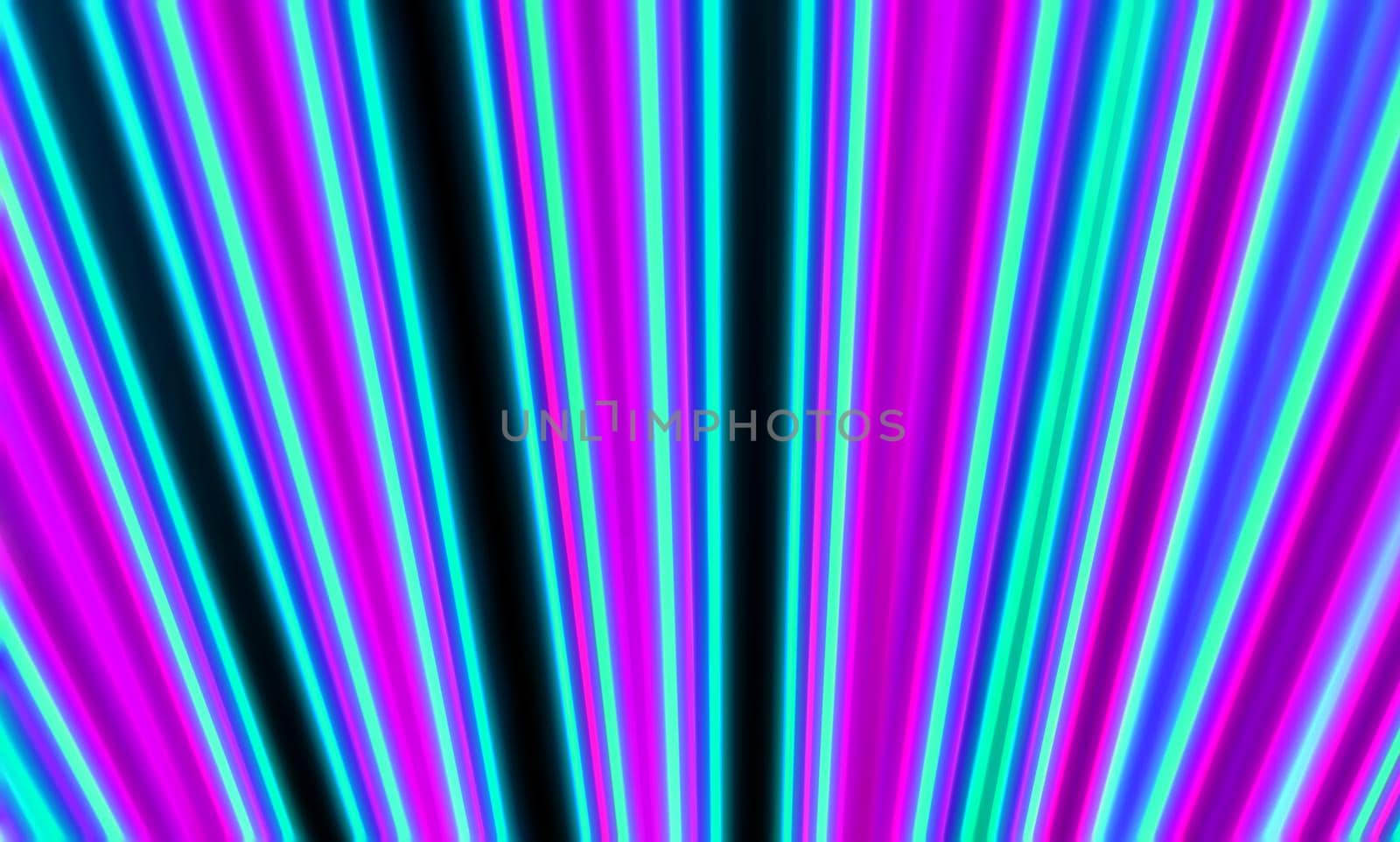 Abstract pink and blue neon linear background.