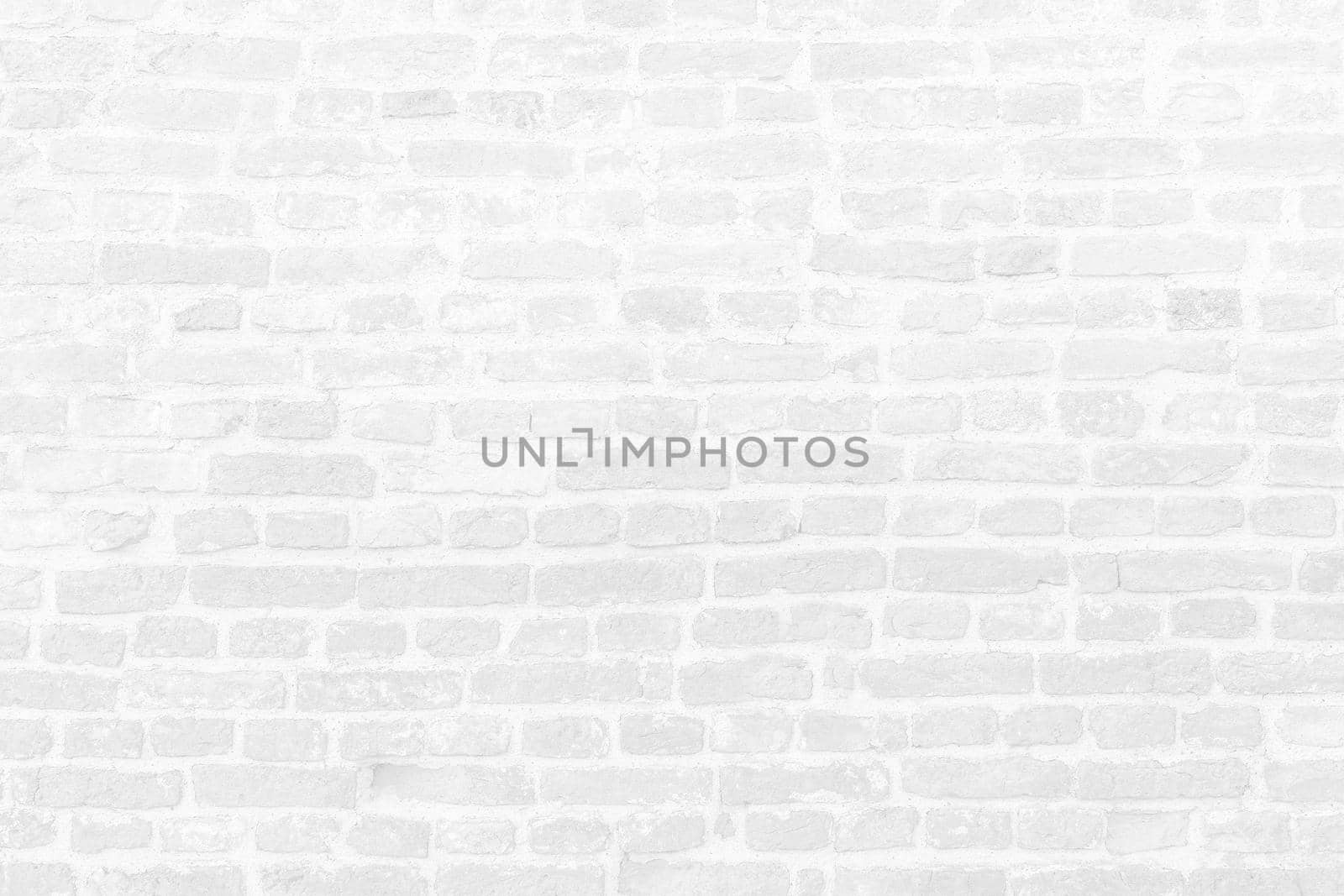 White brick wall detailed pattern textured background.Texture or background