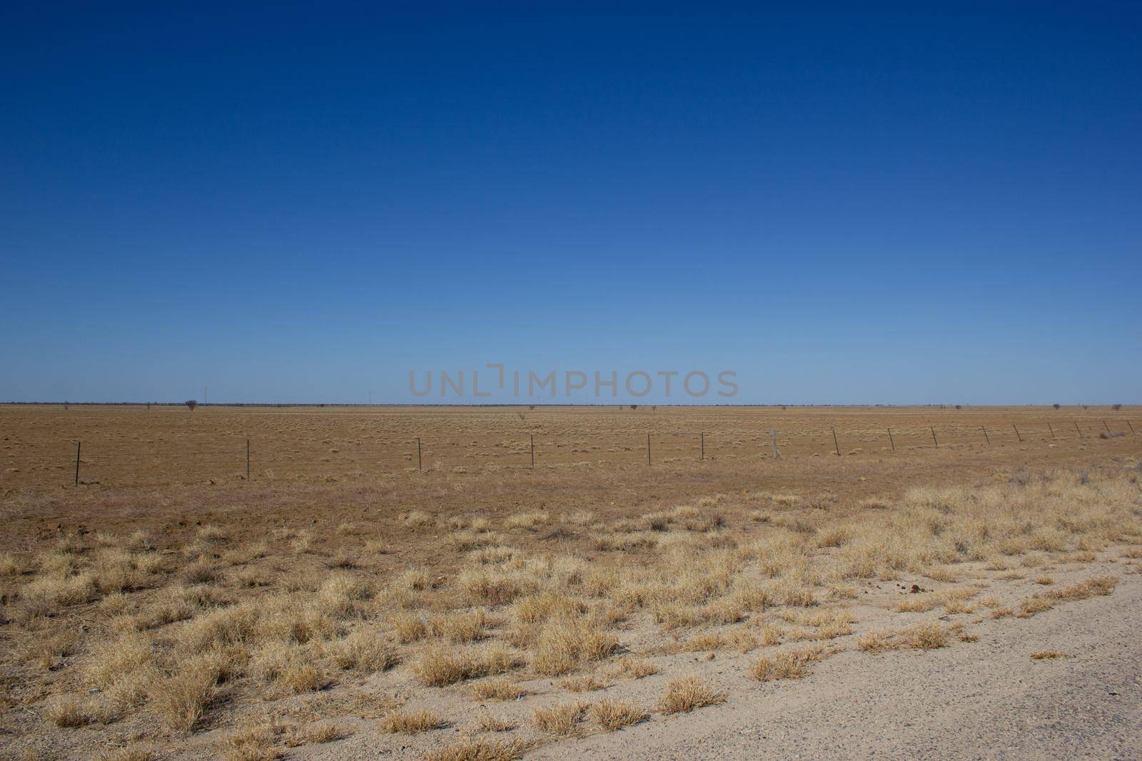 Outback scenery with beautiful blue sky in the Northern Territory of Australia by bettercallcurry
