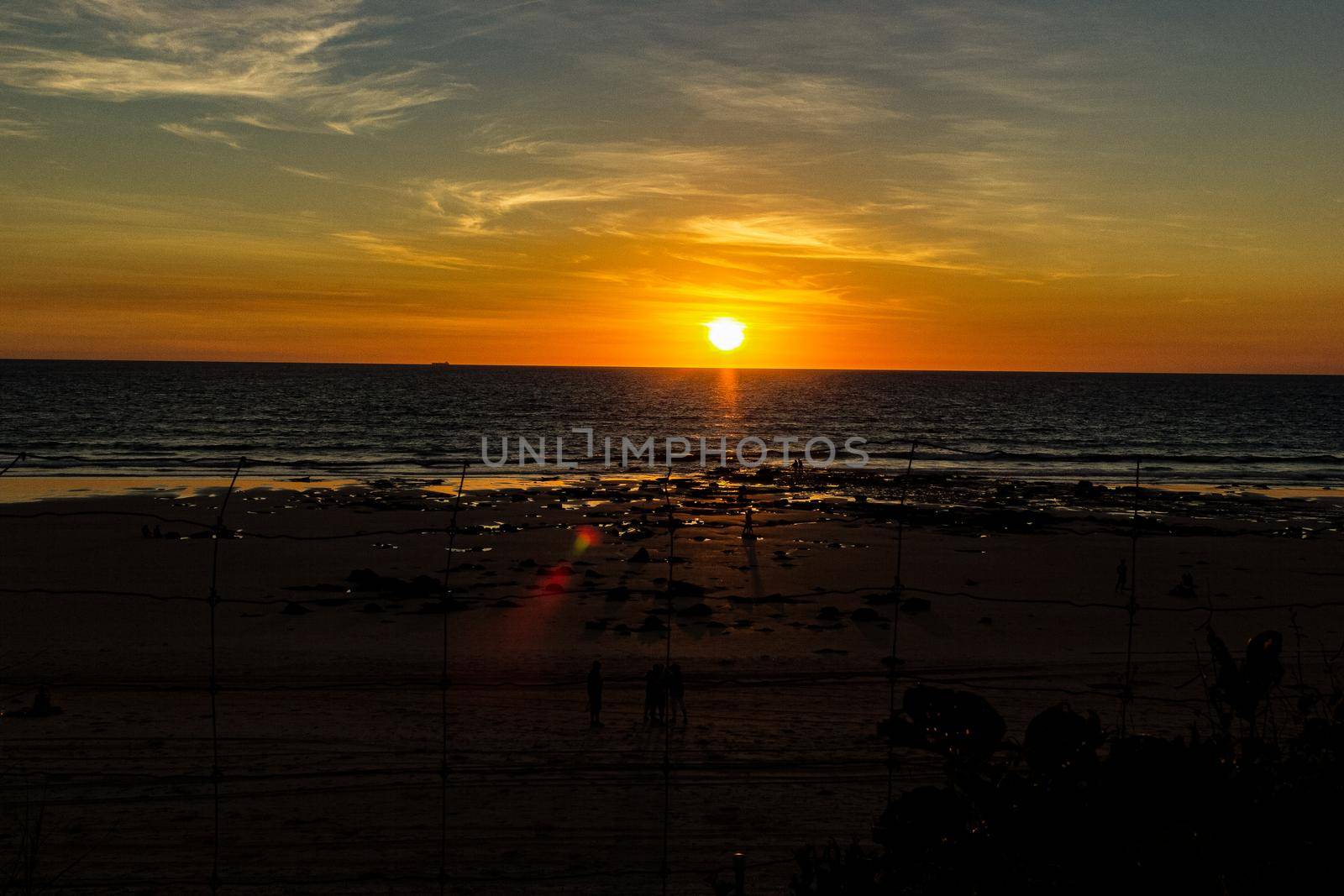 beautiful sky burning sunset over Cable Beach - Broome, Australien by bettercallcurry