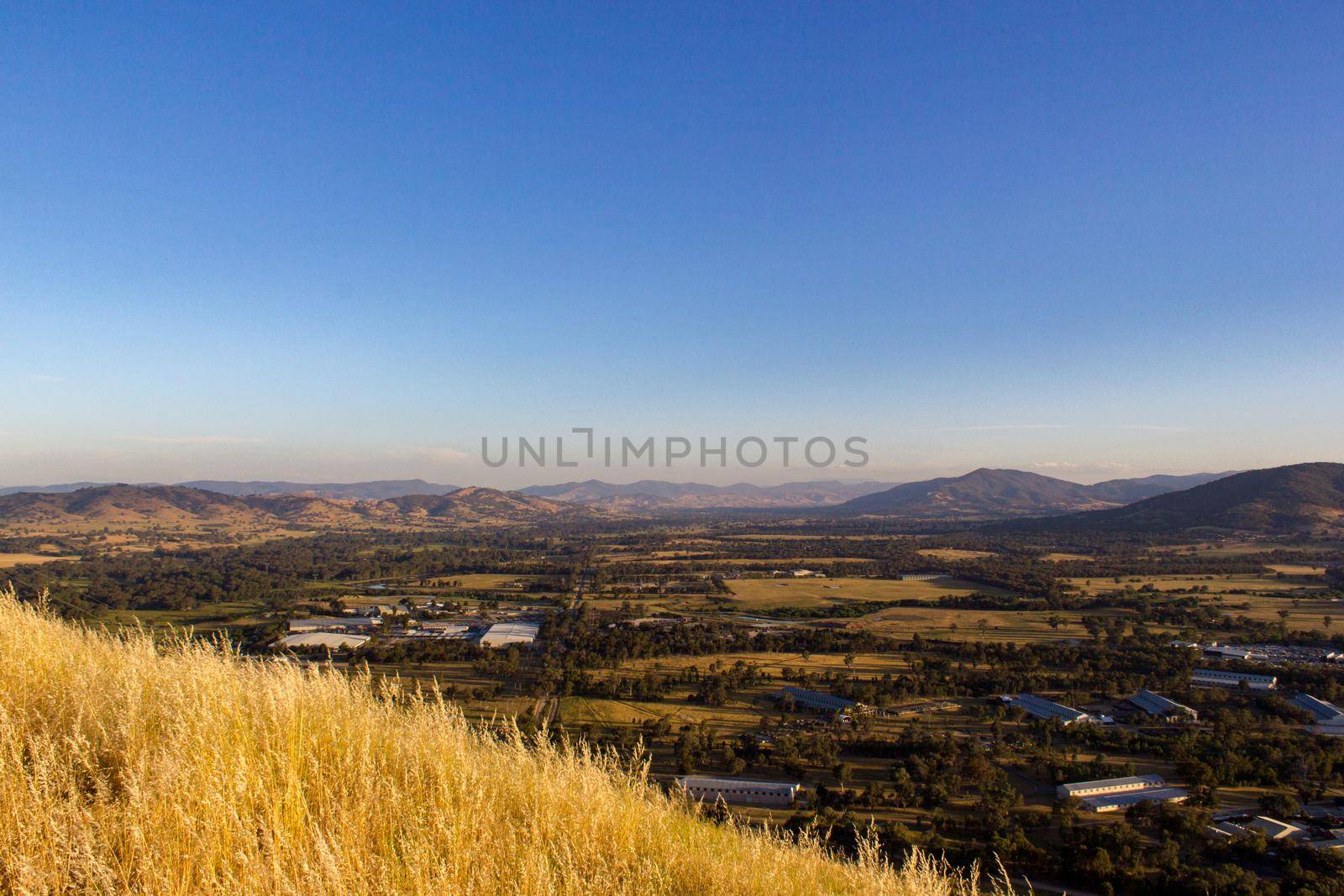 view over Albury Landscape - located in NSW Australia by bettercallcurry