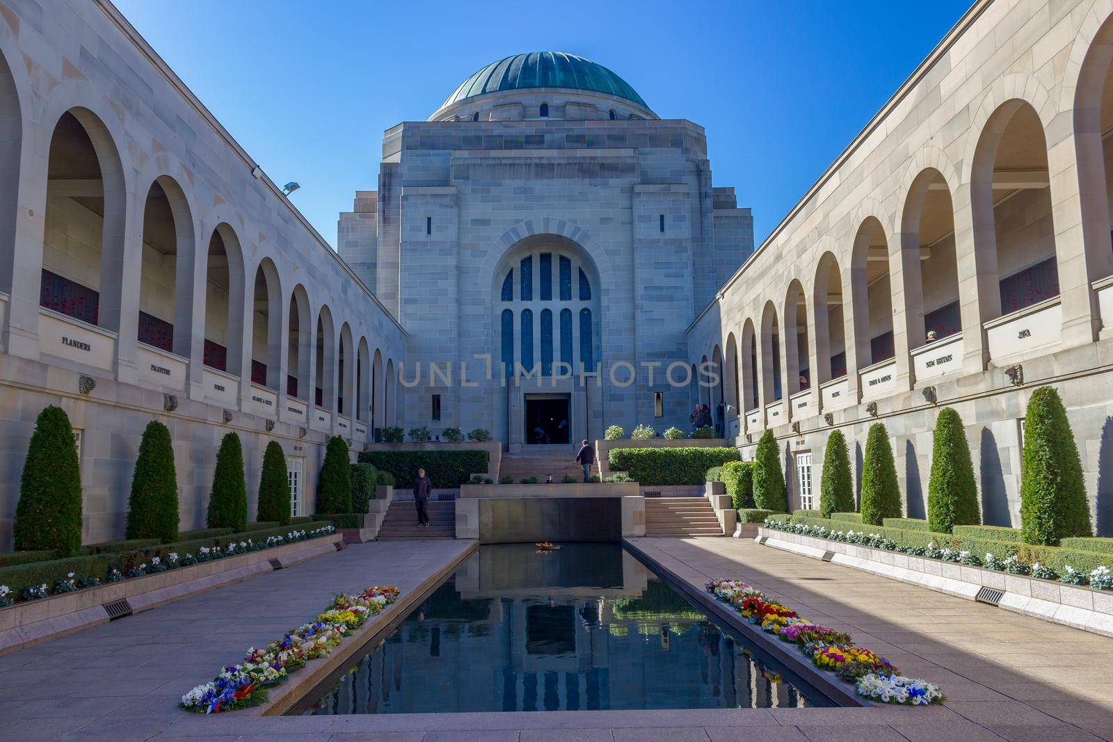 CANBERRA, AUSTRALIA, - 2015 Mai 15 The Australian War Memorial view