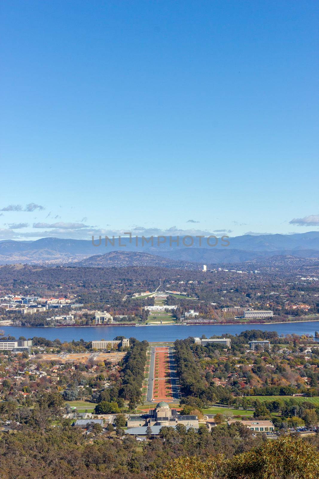 Skyline at Mount Ainslie Lookout in Canberra, Australia by bettercallcurry