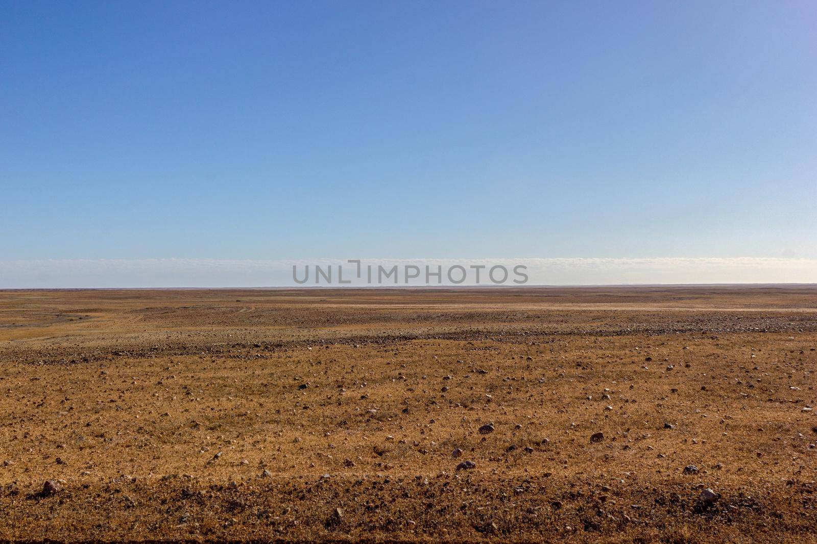 Australia, dry landscape in Kanku National Park with the Breakaways rock formation near Coober Pedy by bettercallcurry