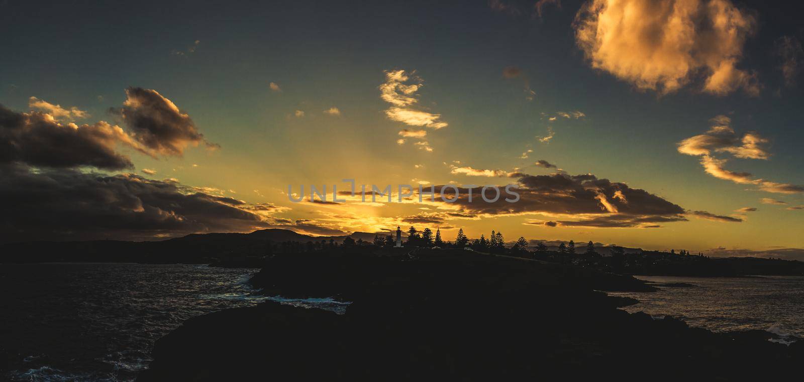 Kiama Lighthouse at sunset, Kiama, New South Wales, Australia
