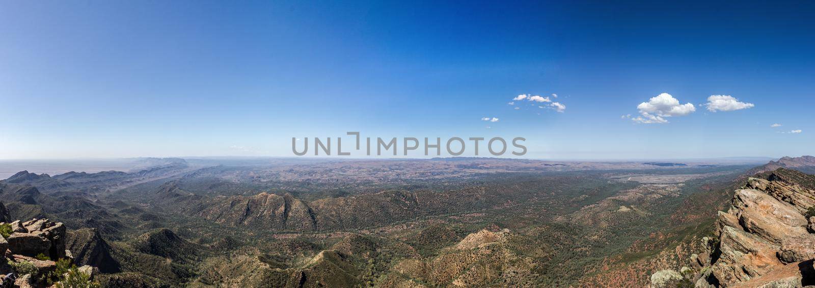 View of Flinders Ranges Taken from St Mary's Peak, South Australia