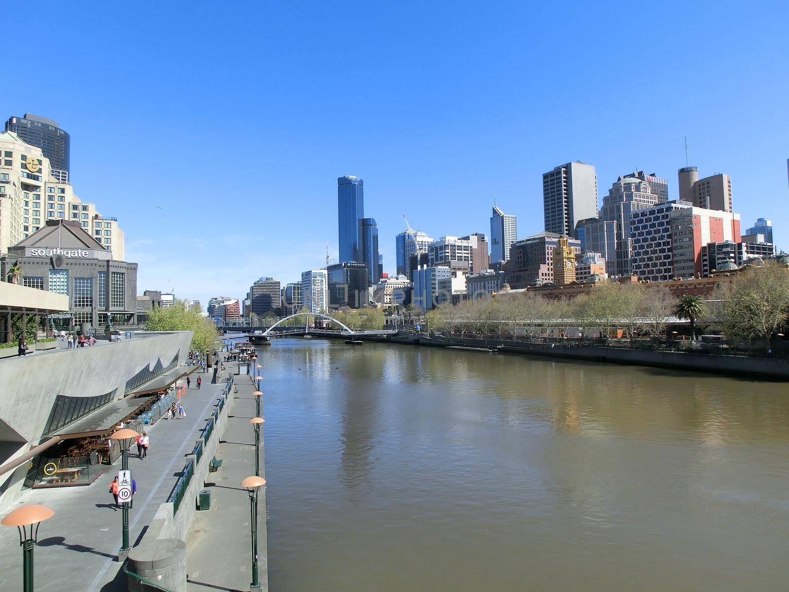 A view of the Yarra River, Melbourne, Victoria, Australia by bettercallcurry