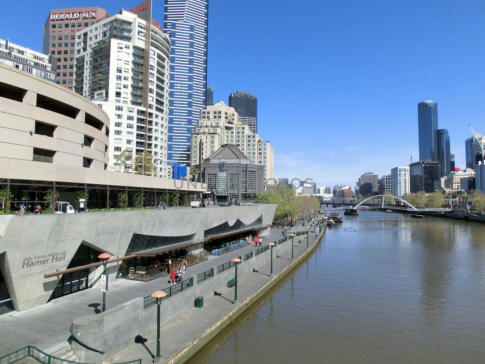 A view of the Yarra River, Melbourne, Victoria, Australia by bettercallcurry