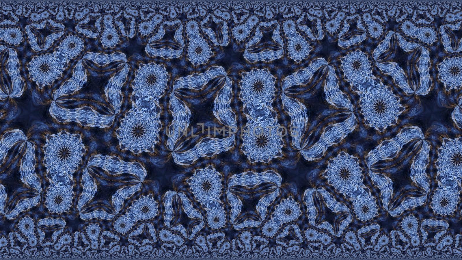 Abstract fractal multi-colored symmetrical background.