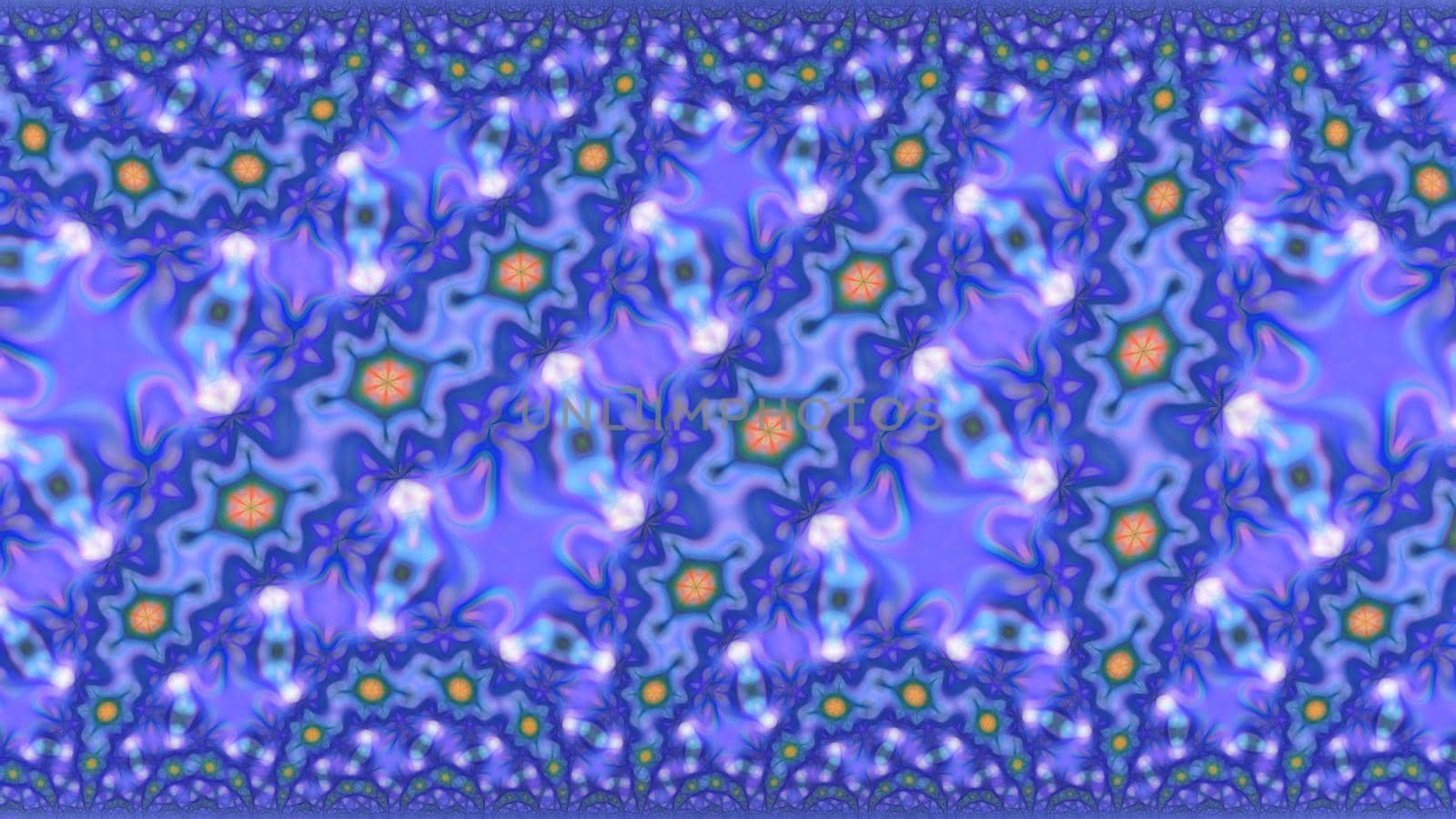 Abstract fractal multi-colored symmetrical background.