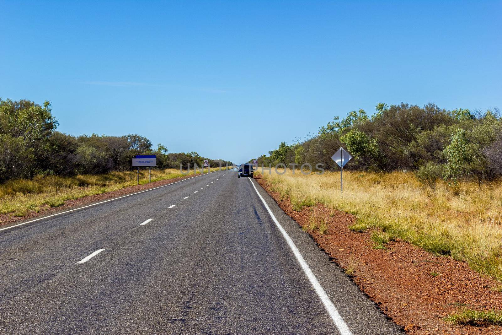 black and white picture of the nullarbor, Outback, Australia