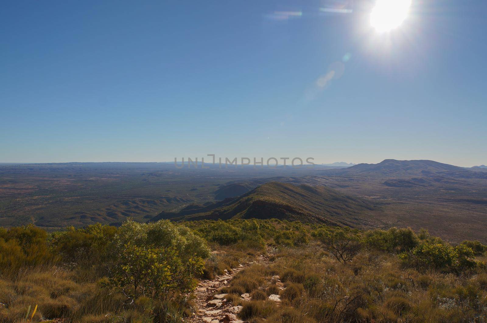 hiking trail to the top of Mount Sonder just outside of Alice Springs, West MacDonnel National Park, Australia by bettercallcurry