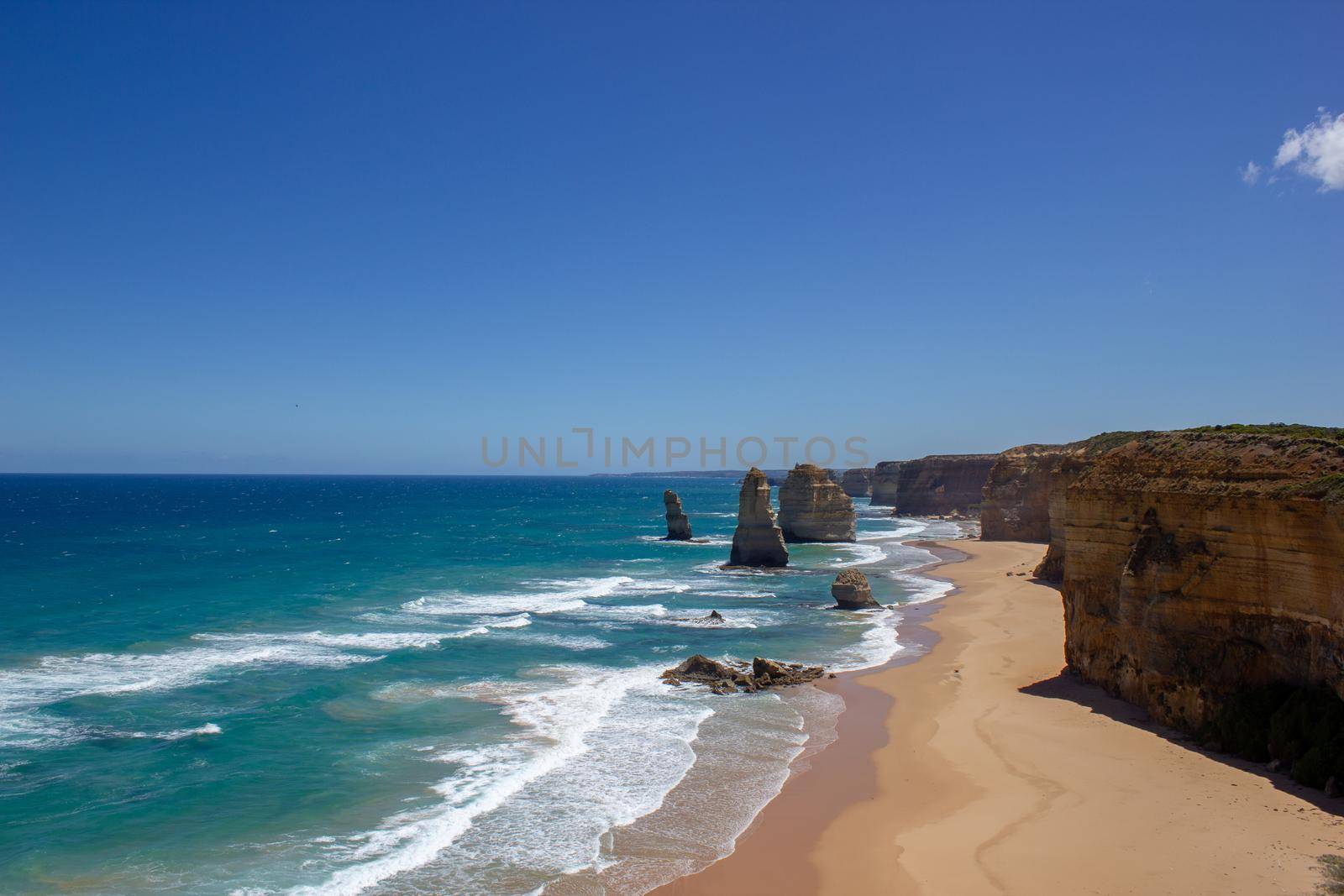 Famous Cliffs at 12 Apostles, Beautiful Scenic Natural Attraction, Great Ocean Road by bettercallcurry