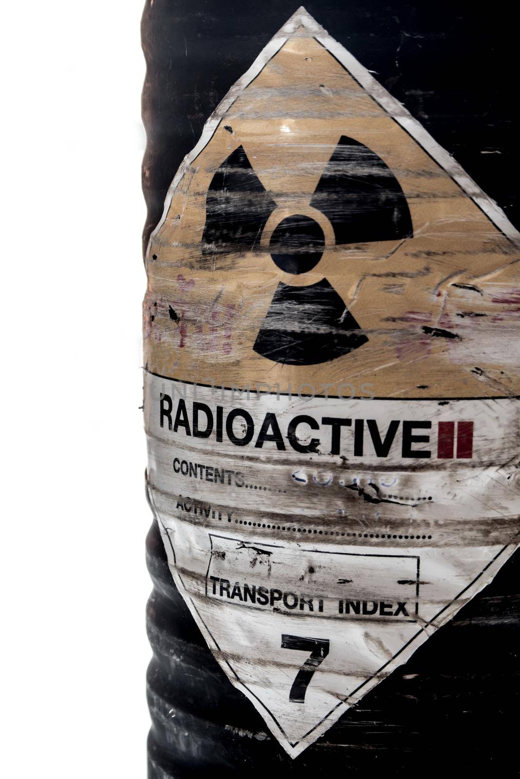 Steel container of Radioactive material by Satakorn