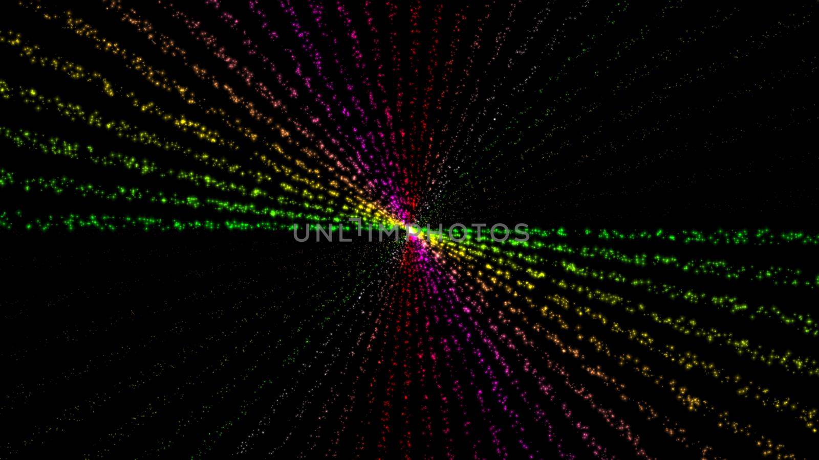 particle laser light color ray illustration render