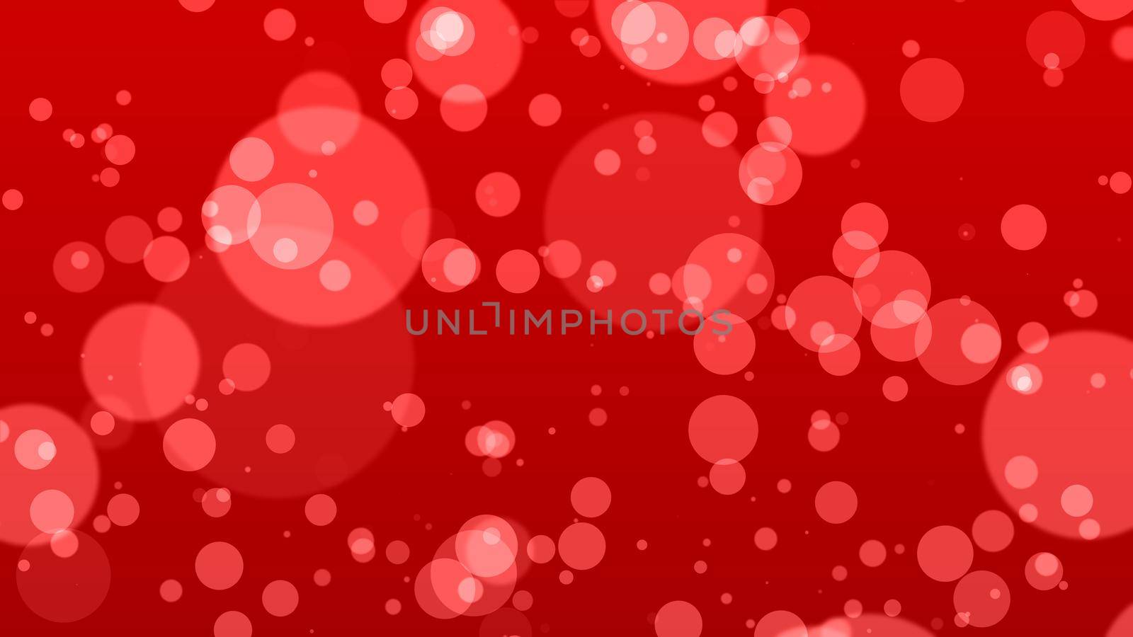 abstract bokeh background, red particles illustration