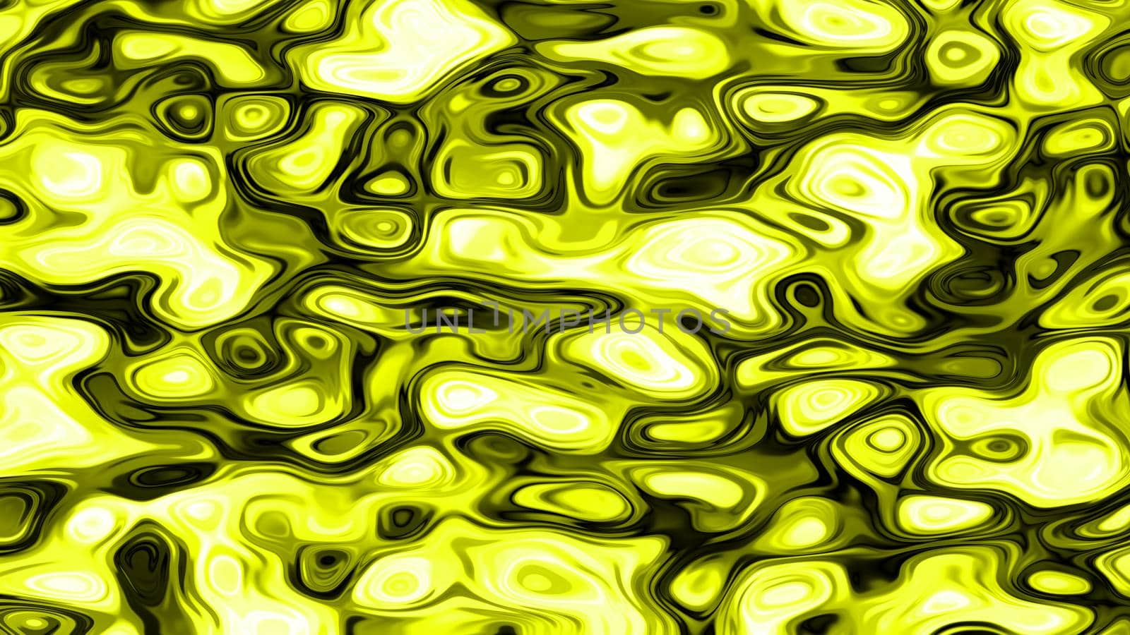 yellow ink abstract liquid background texture illustration