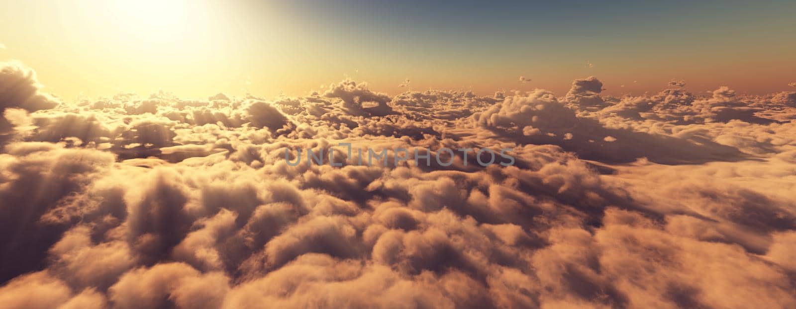 above clouds fly sunset sun ray by alex_nako