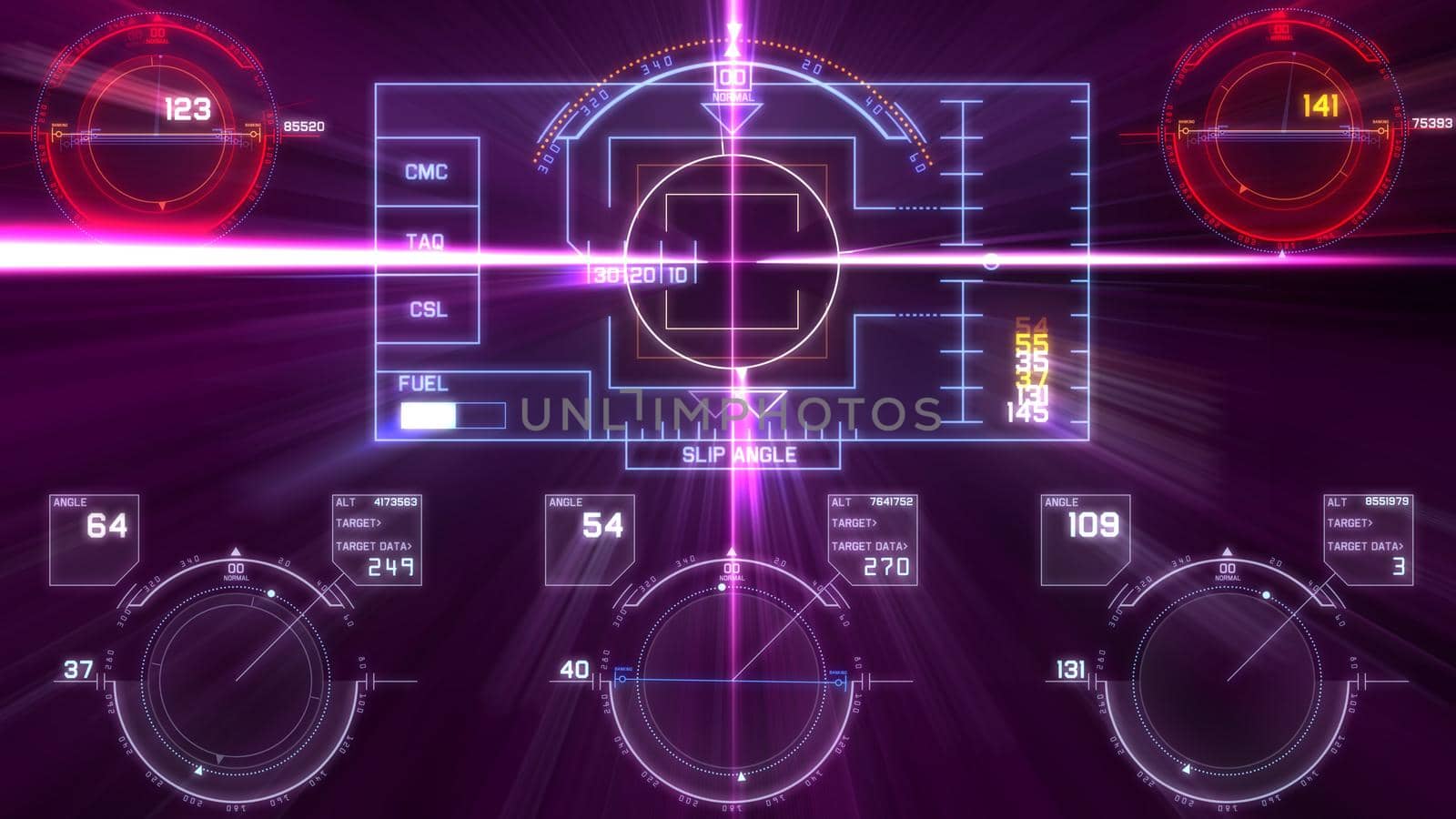 flight control panel instrument navigation by alex_nako