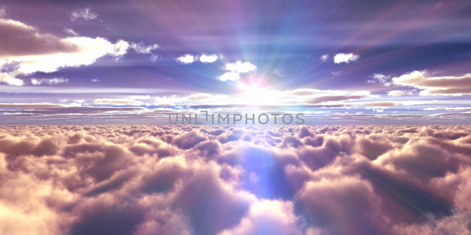 above clouds fly sunset sun ray by alex_nako