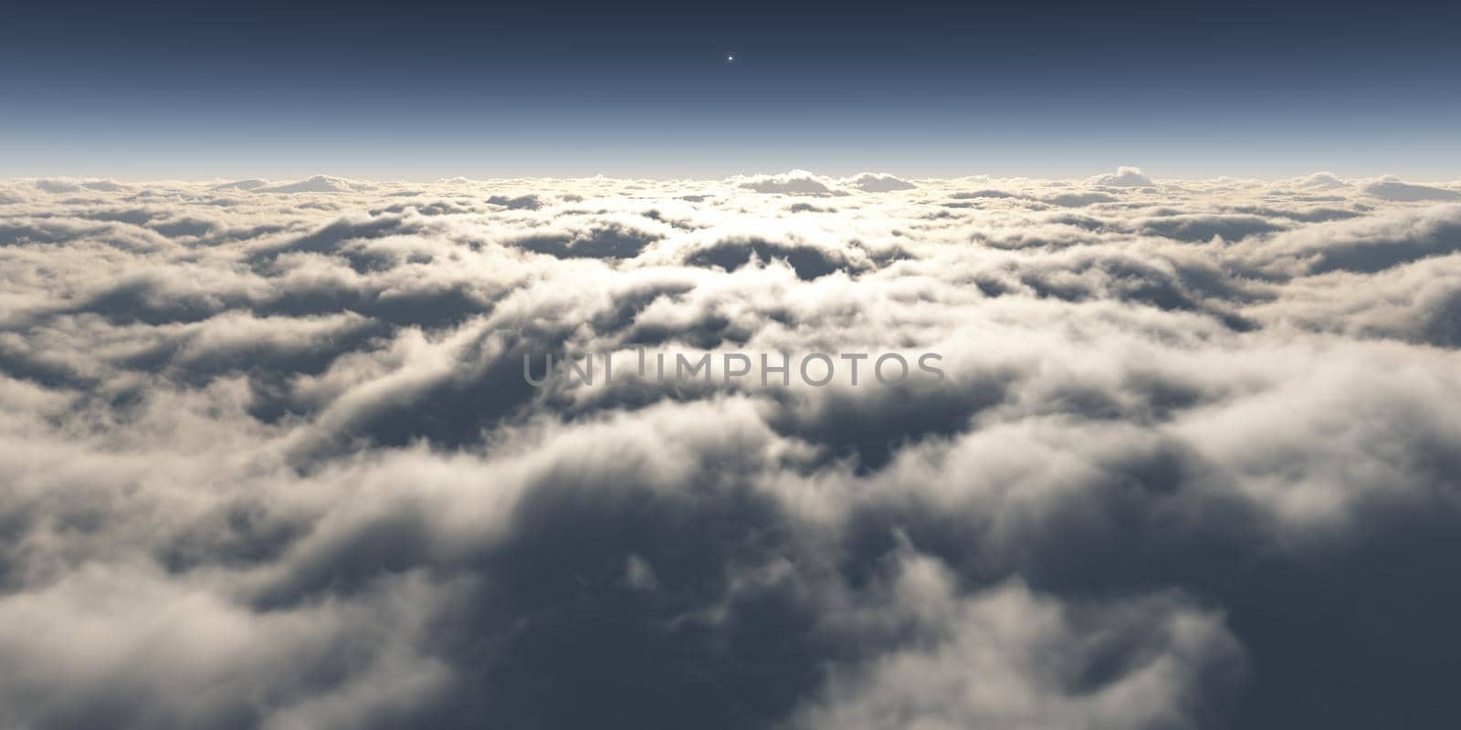 dream fly above clouds ray light by alex_nako