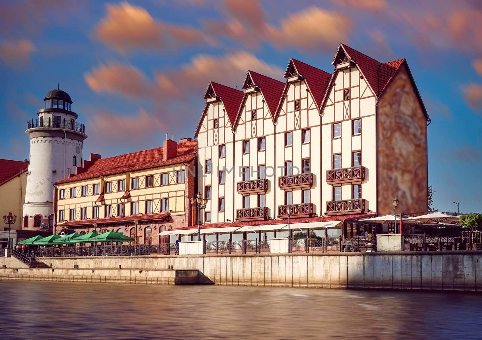 Kaliningrad, Russia. Urban landscape with views of architecture and attractions.