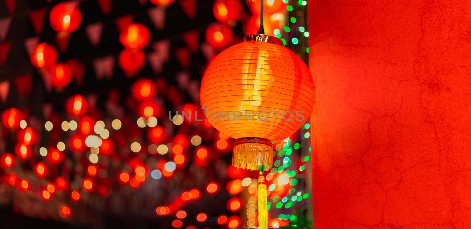 Chinese new year lanterns in chinatown. by toa55