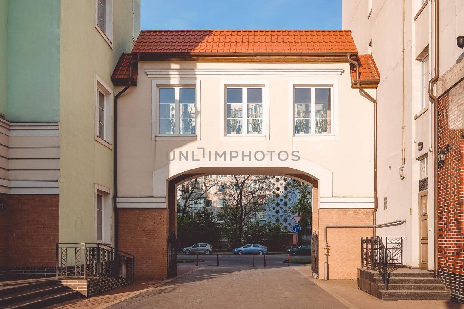 Kaliningrad , Russia. urban landscape with beautiful architecture of the historic city.