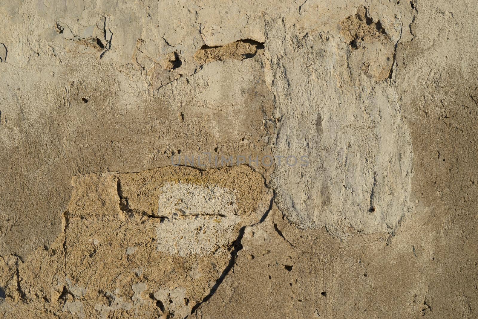 Background and texture of brick wall and peeled plaster. For network and design.