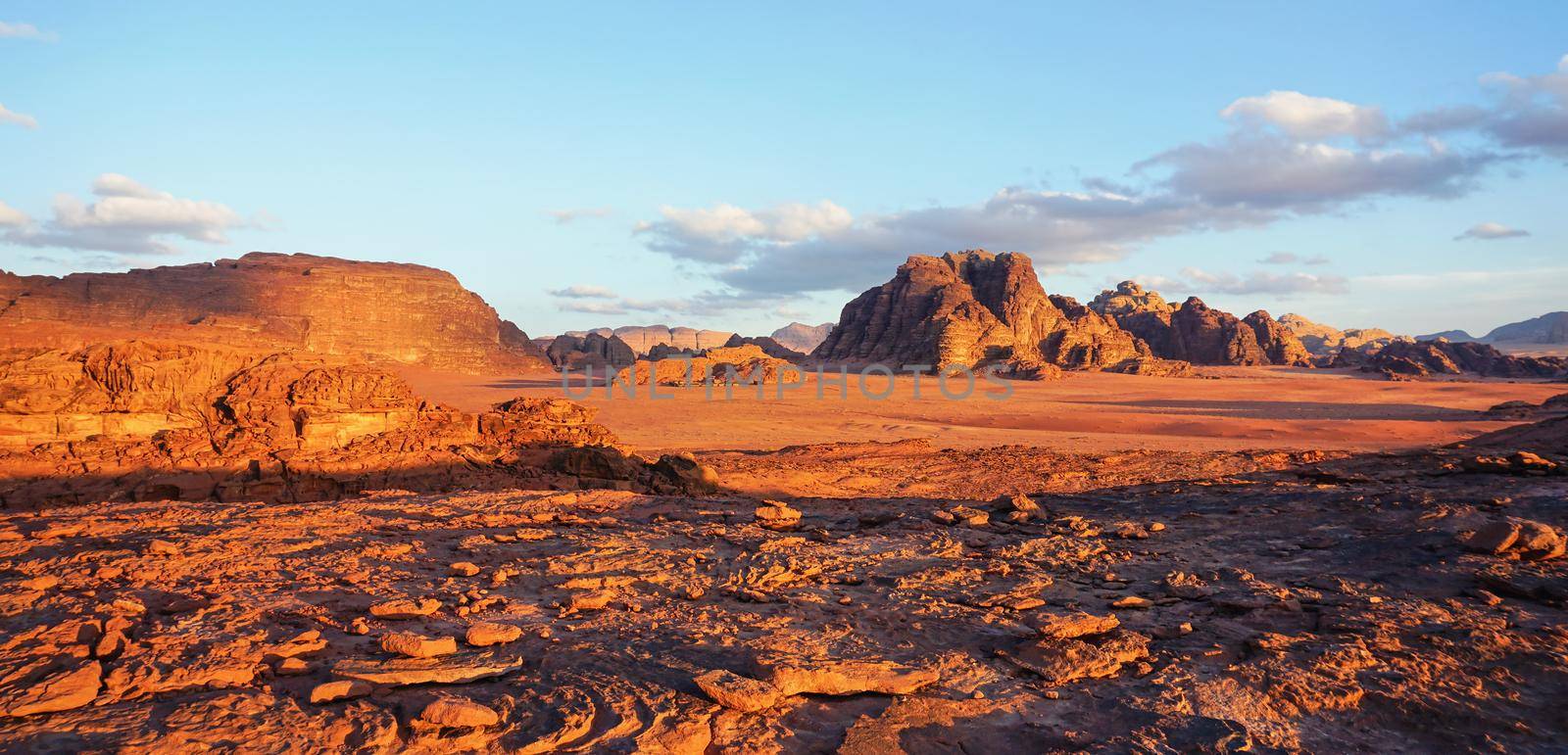 Red Mars like landscape in Wadi Rum desert, Jordan, this location was used as set for many science fiction movies by Ivanko