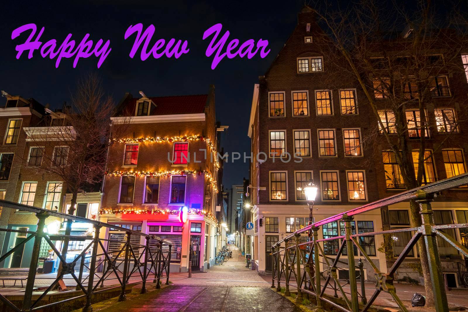Happy New Year from Amsterdam in the Netherlands