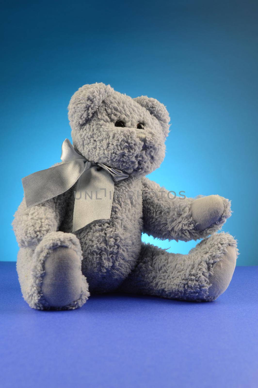 Blue Teddy Bear by AlphaBaby