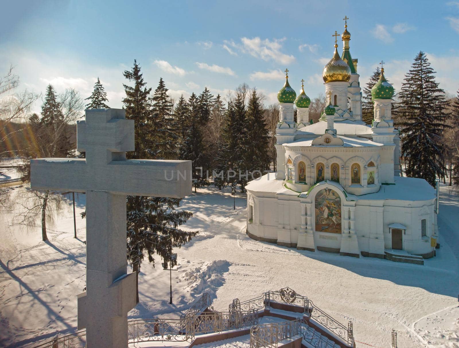 Poltava, Ukraine Sampson Memorial Church, located on the territory Historical and Cultural Reserve The Field of the Great Poltava by aprilphoto