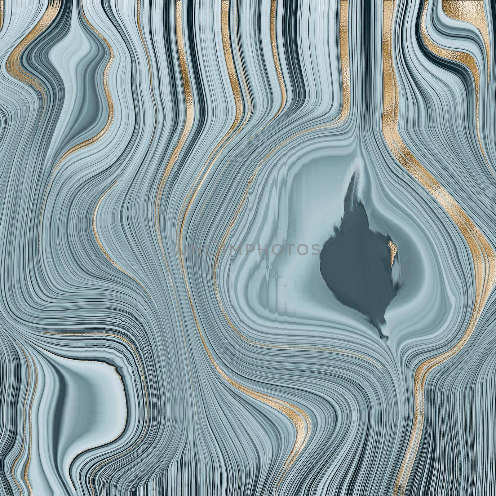 Agate stone texture with gold. Fluid marbling effect. Abstract Agate Background. Illustration