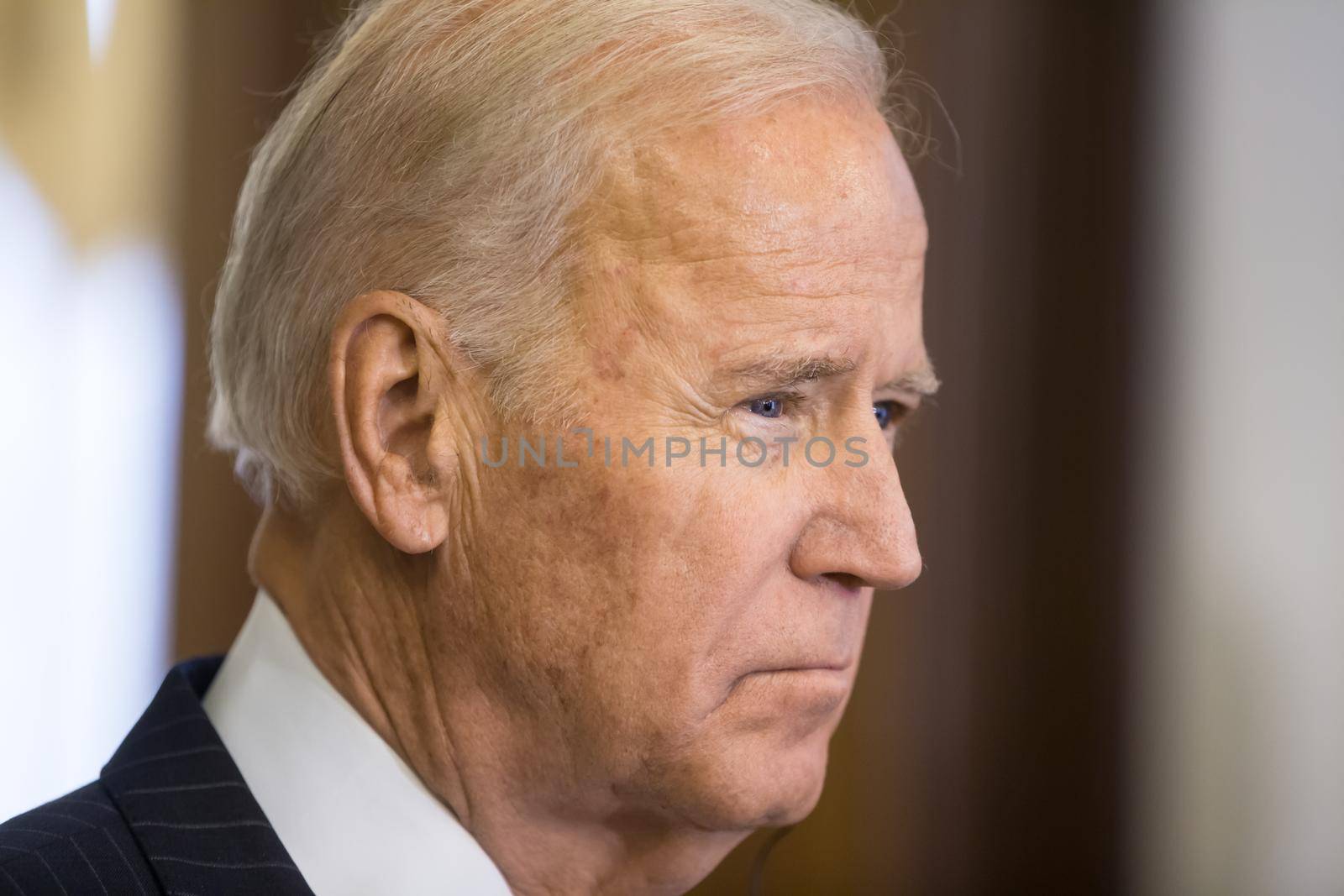 KIEV, UKRAINE - Jan 16, 2017: Vice president of USA Joe Biden during his visit to Kiev and  meeting with President of Ukraine Petro Poroshenko
