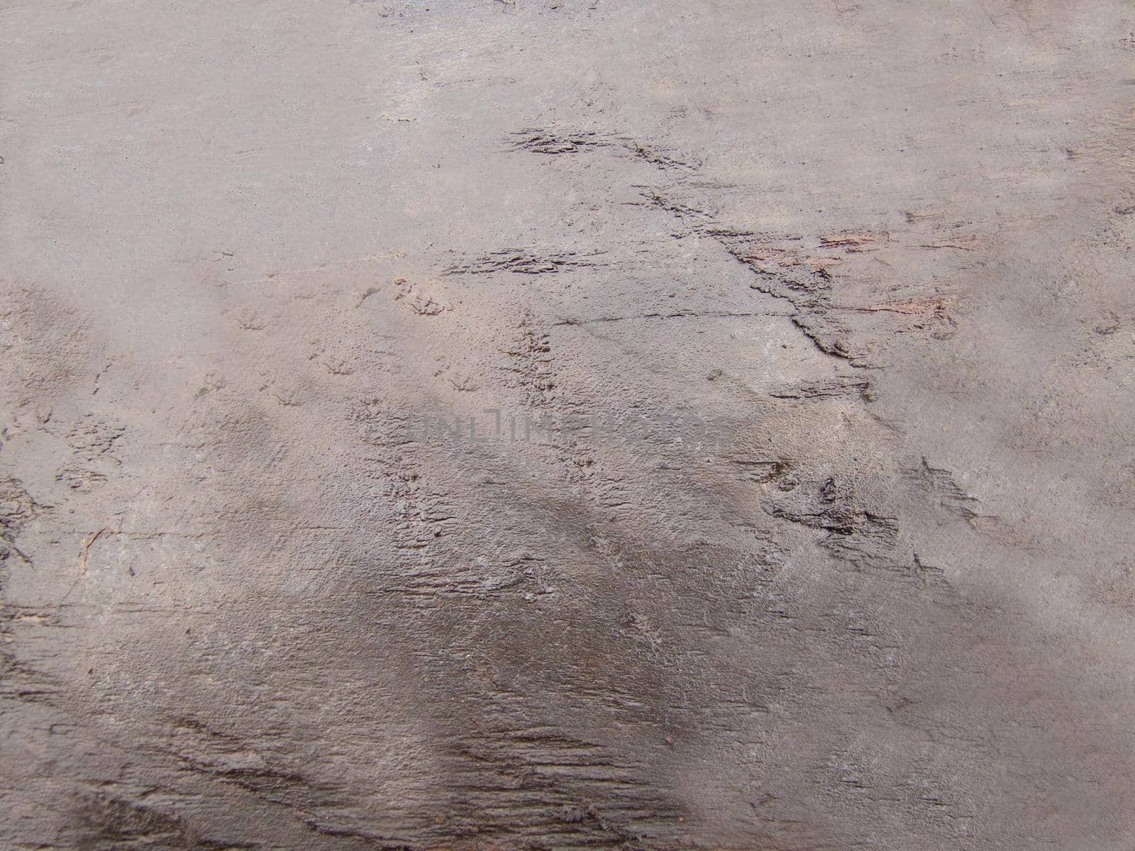 The wet surface of the stone with irregularities and depressions on the surface is brown.Texture or background