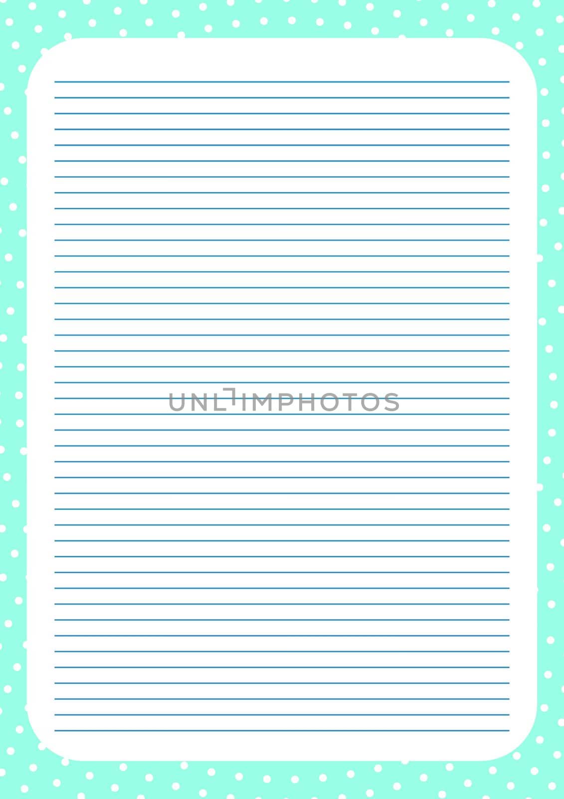 Grid paper. Abstract striped background with color horizontal lines. Printing paper note, on transparent background. Geometric pattern for school, copybooks, notebooks, diary, notes, banners, books.