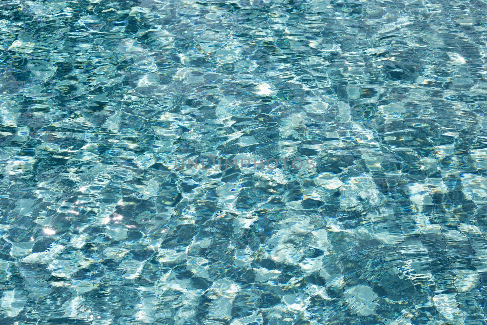 Abstract water swimming pool surface for background.