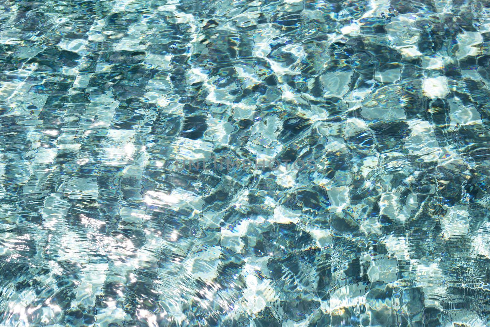 Abstract water swimming pool surface for background.