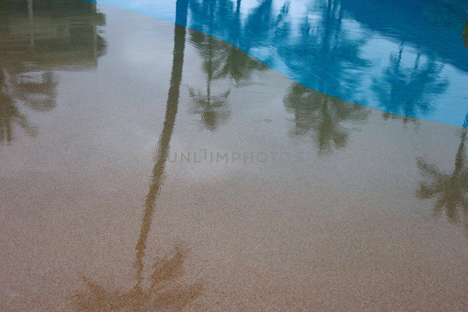 Water swimming pool surface for background.