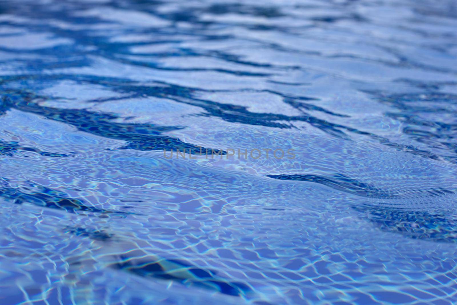 Water swimming pool surface for background.