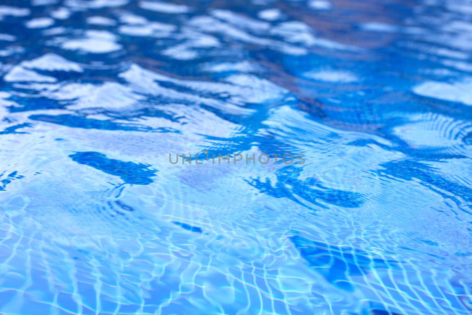 Water swimming pool surface for background.
