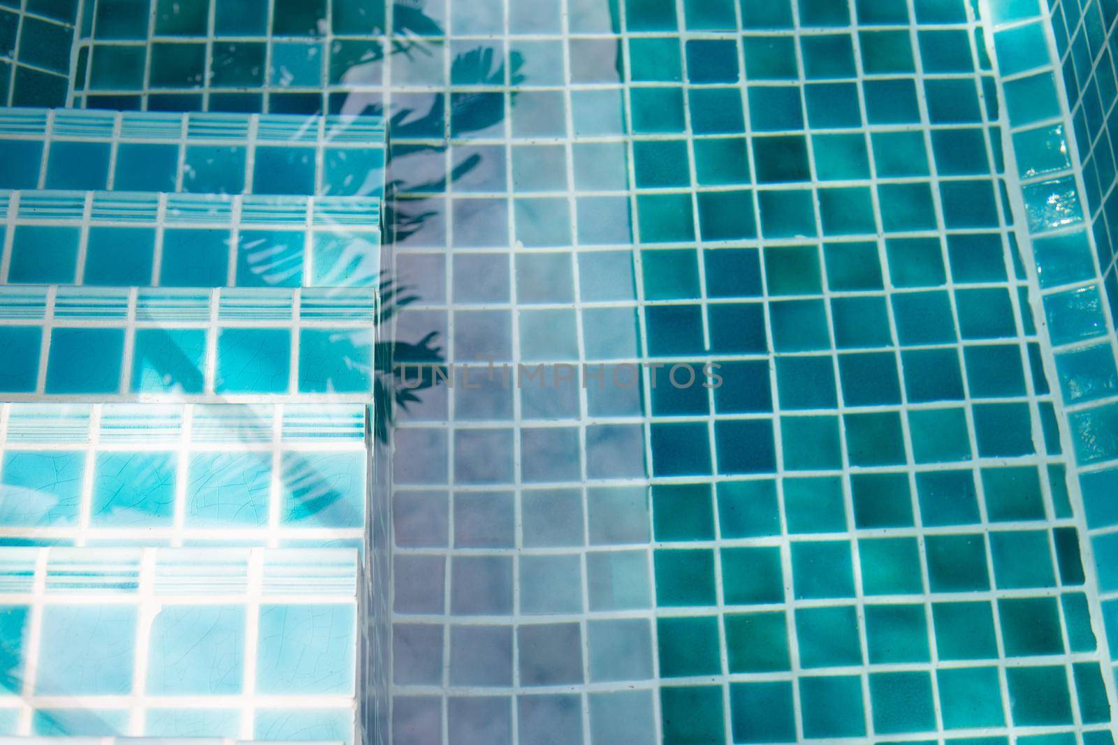 Water swimming pool surface for background.