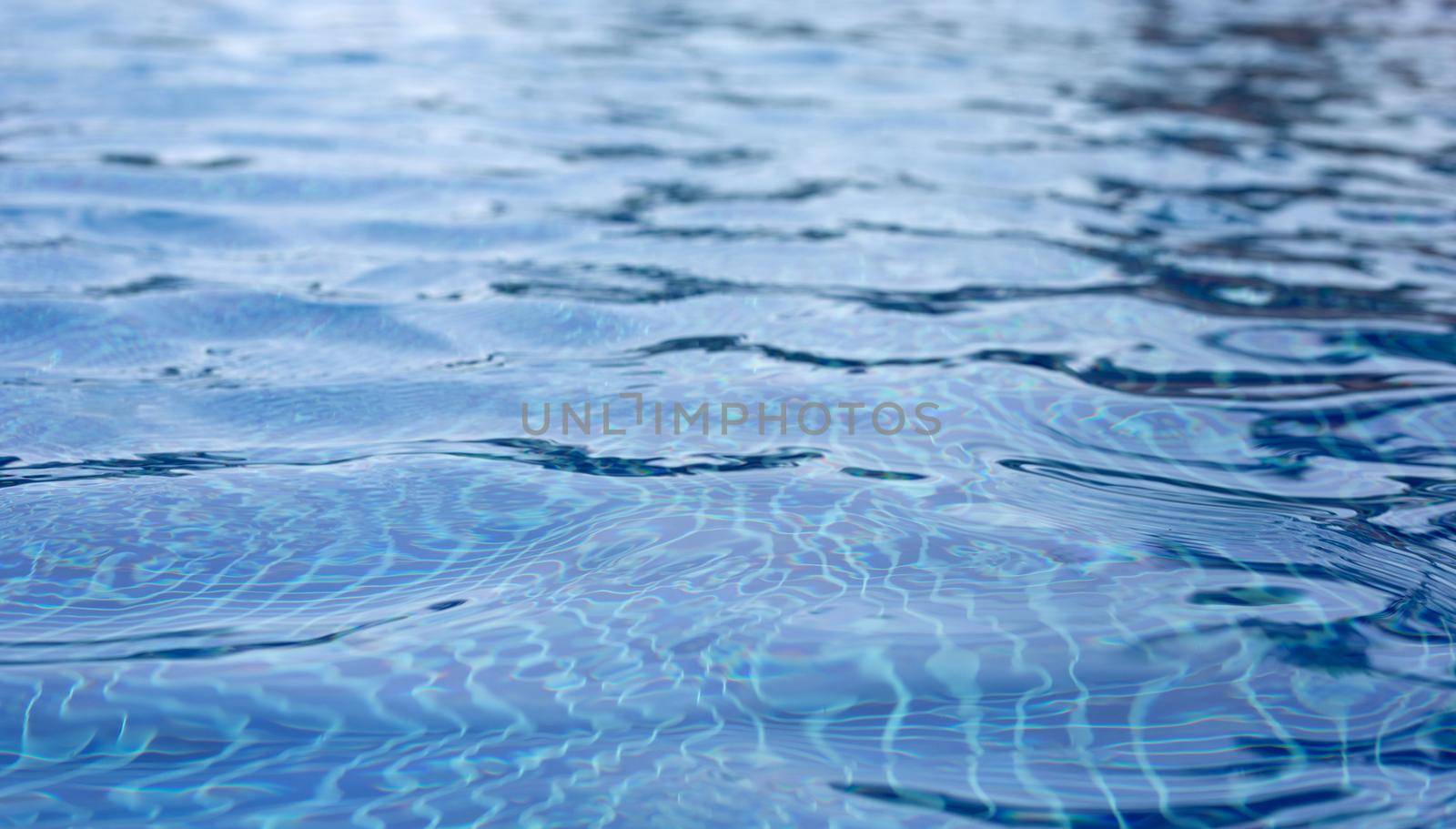 Water swimming pool surface for background.