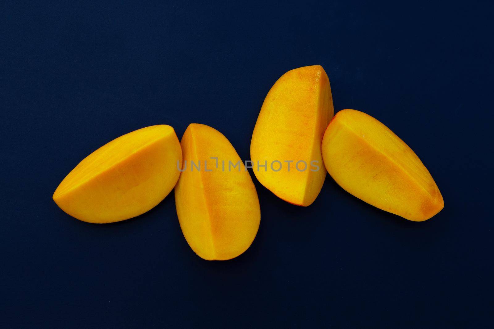 Tropical fruit, Mango  on white background.