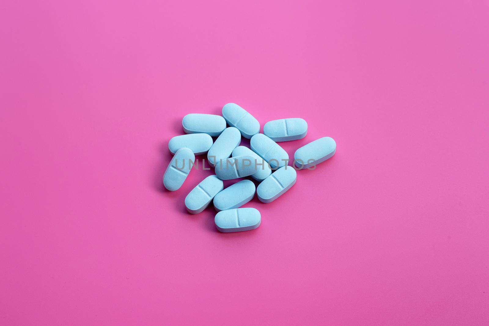 "PrEP" ( Pre-Exposure Prophylaxis). used to prevent HIV on pink background.