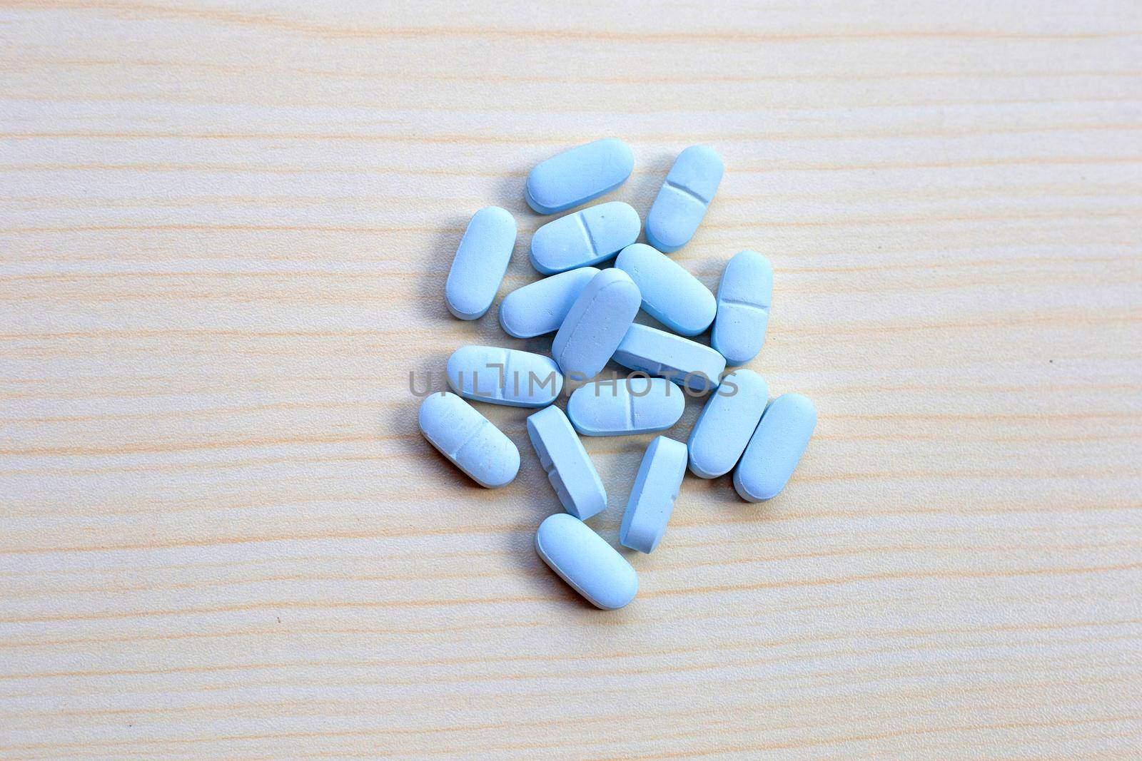 "PrEP" ( Pre-Exposure Prophylaxis). used to prevent HIV on table texture background.