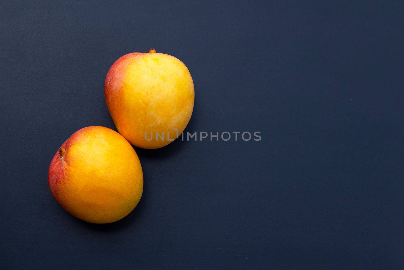 Tropical fruit, Mango  on white background.