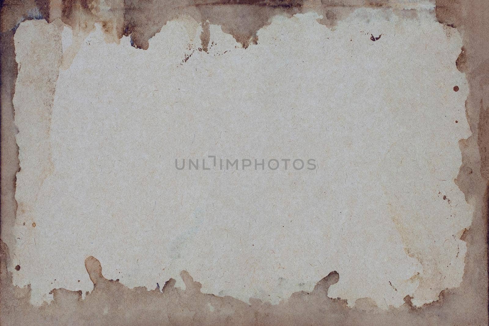 Old brown paper grunge for background. Abstract liquid coffee color texture.