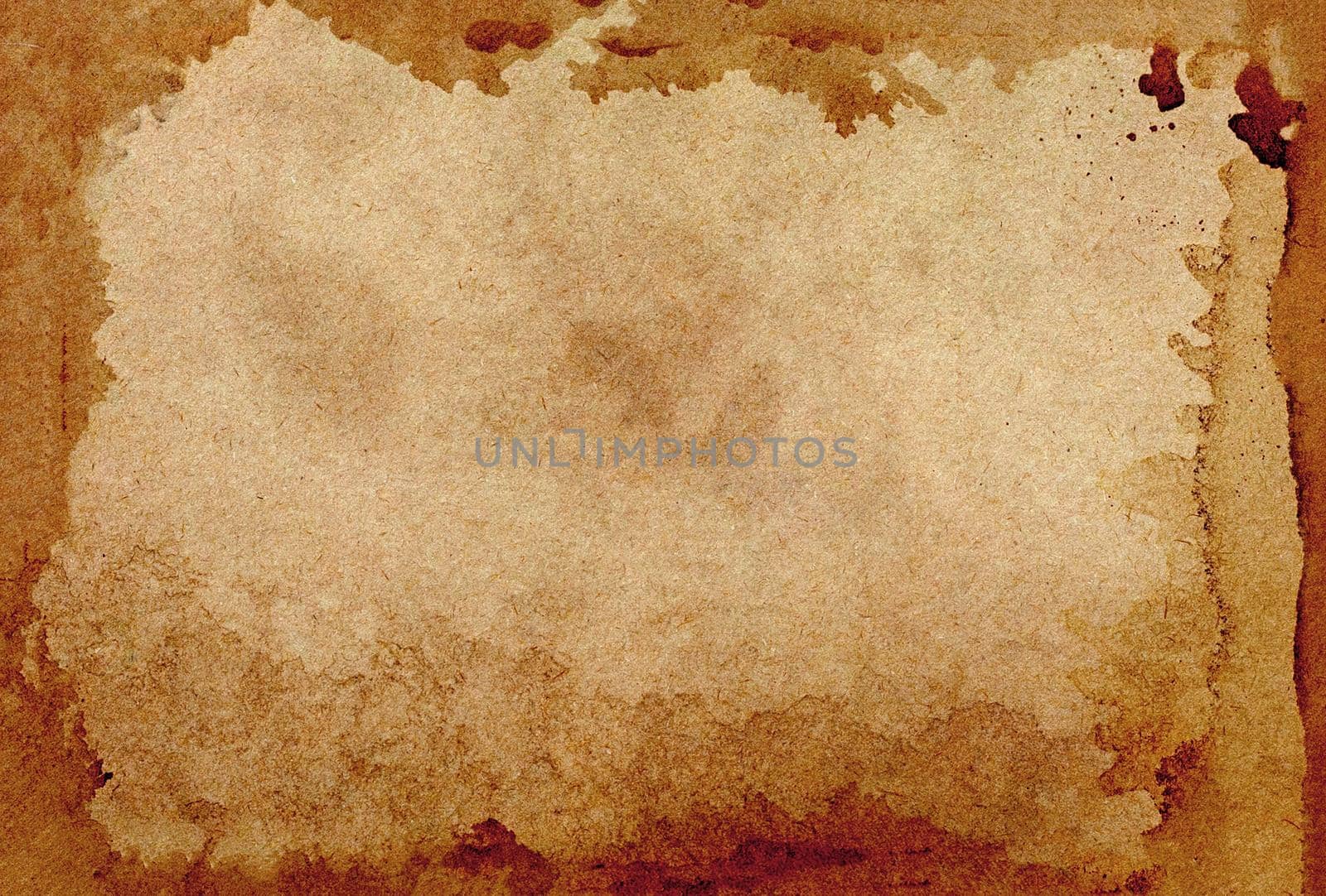 Old brown paper grunge background. Abstract liquid coffee color texture.